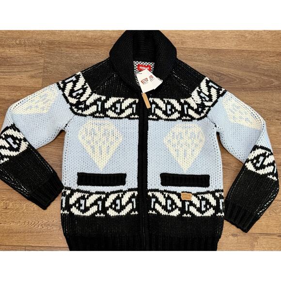 Ice Cream Billionaire Boys Club S The Shining Cardigan Black ICECREAM NWT $250